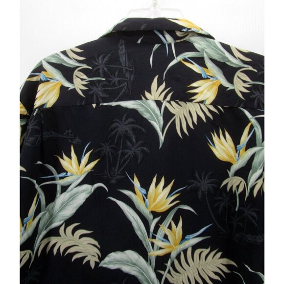 VINTAGE Hilo Hattie Shirt XL Hawaiian Button Down Floral Aloha Pocket - Picture 7 of 10